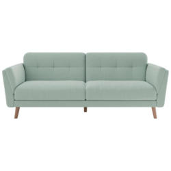 3-Sitzer-Sofa + Schlaffunktion Helsinki Webstoff Mintgrün