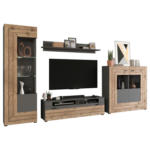 Möbelix Wohnwand Freno Nox Oak B: 350 cm