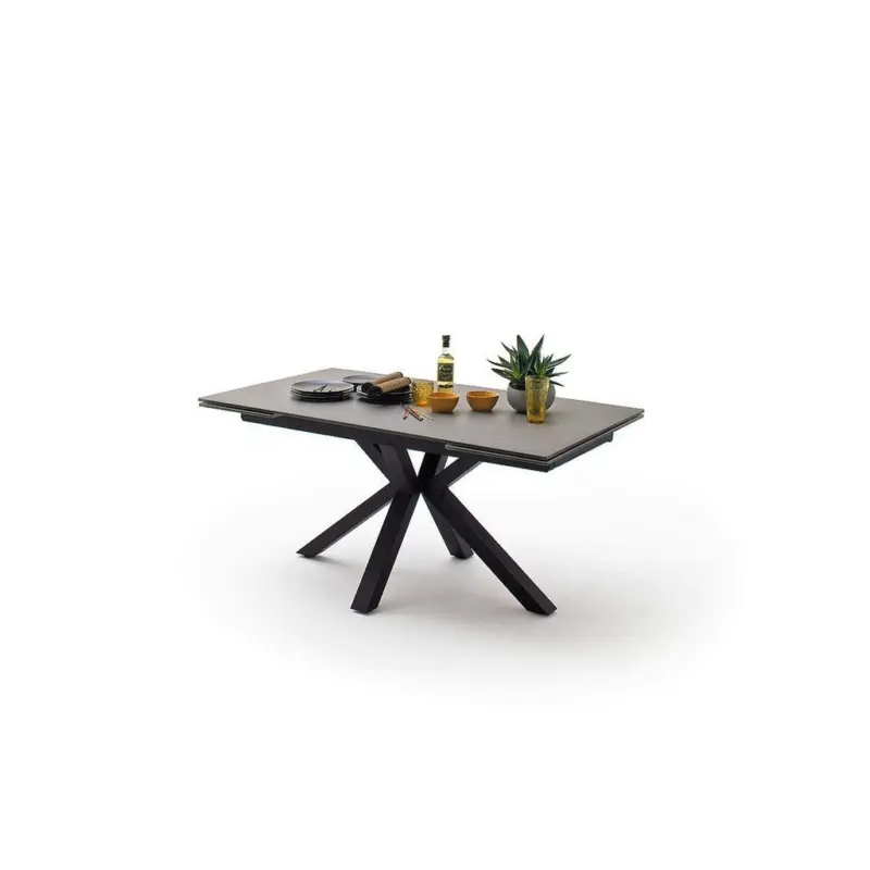 Ausziehtisch Nagano 160 Az 160-240x76x90 cm Anthrazit