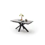 Möbelix Ausziehtisch Nagano 160 160-240x76x90 cm Hellgrau