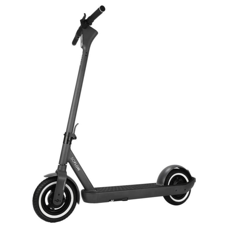 Elektroscooter Soflow Schwarz, Reichweite: ca. 65 km