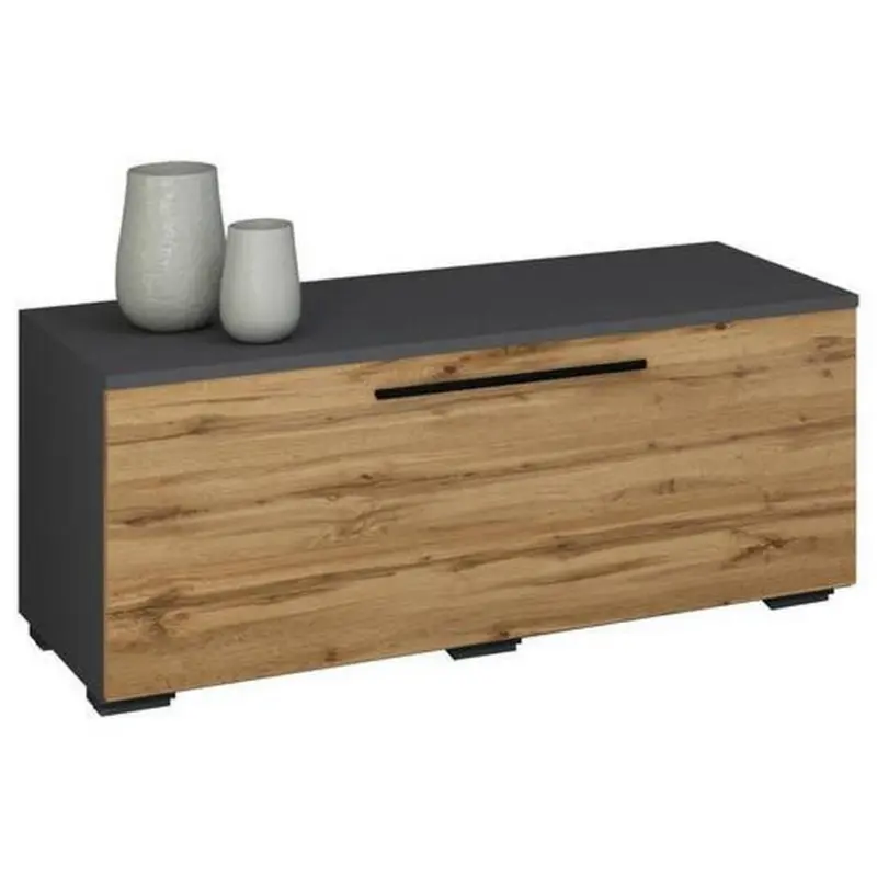 TV-Lowboard Arila B: 95 cm Anthrazit