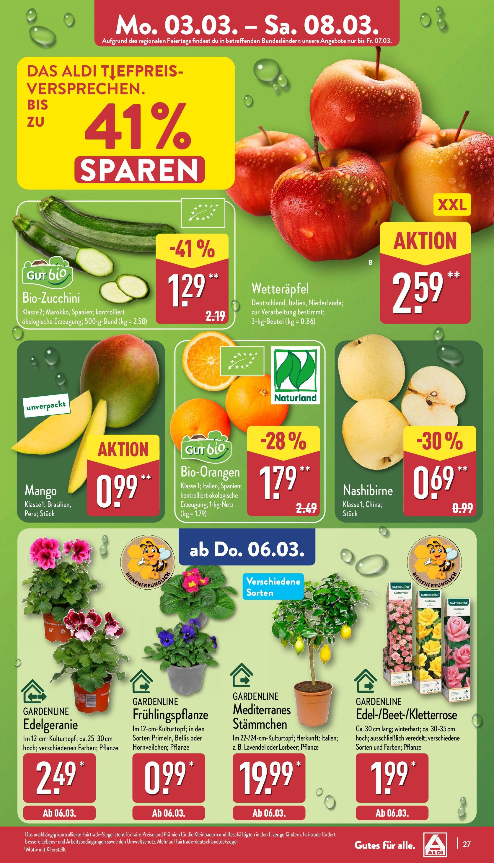 Aldi - ALDI Nord: Wochenangebote (ab 03.03.2025) » Angebote Online | Seite: 29 | Produkte: Mango, Lavendel