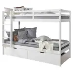 Möbelix Etagenbett Finn Weiß Kiefer Massiv mit Leiter