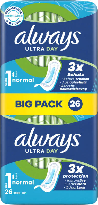 always Ultra-Binden Day Normal 1, Big Pack