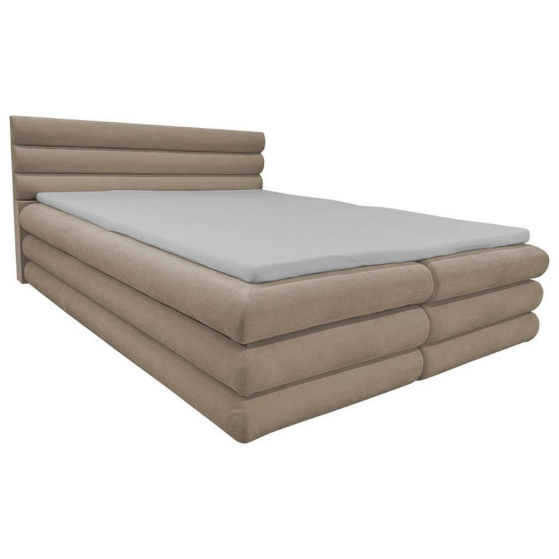 Boxbett mit Bettkasten Allegro Beige 160x200 cm