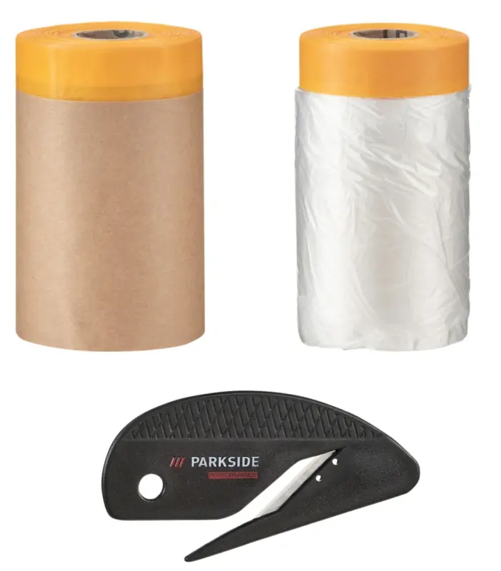 Parkside® Бояджийско фолио с тиксо