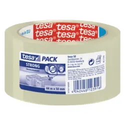 TESA Packband Strong 66 m x 50 mm transparent