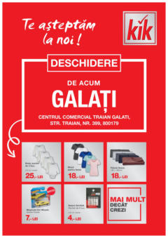 Previzualizarea de cataloage: Kik Galați valabil de la 26.03.2025