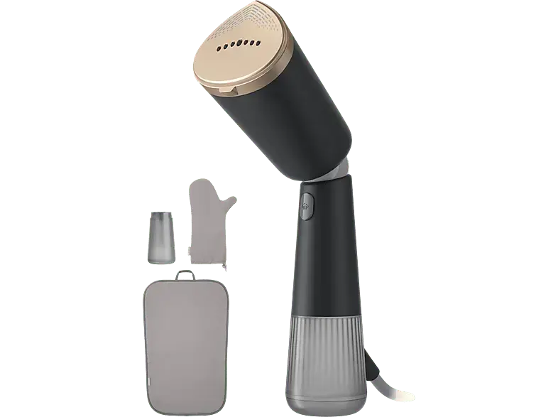 Philips STH 5030/80 Series 5000 Steamer, Dampfbürste (1400 Watt, 120 ml Wassertank, Dunkelgrau/Gold)