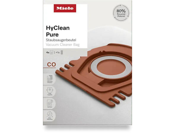 Miele CO HyClean Pure Staubsaugerbeutel 4 Stück, passend für: Miele Guard M1 Modelle