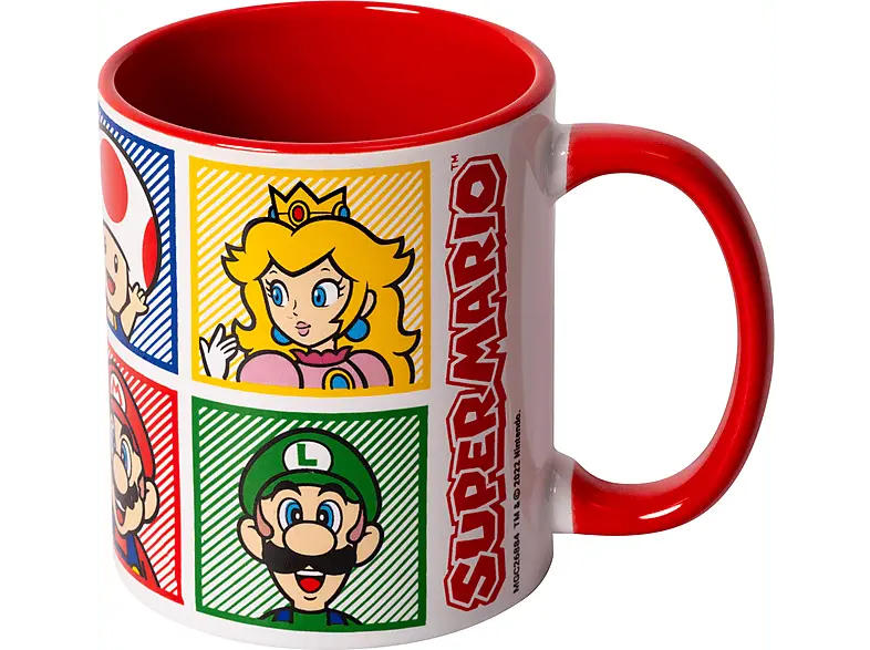 Super Mario Red - Tasse koloriert (315ml)