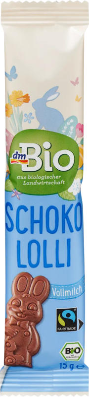 dmBio Schoko Lolli Vollmilch