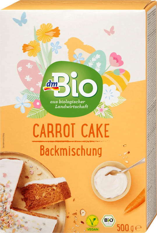 dmBio Backmischung Karottenkuchen