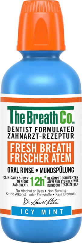 The Breath Co Mundspülung Frischer Atem Icy Mint