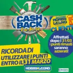 Hobby & Legno Cash back - al 31.03.2025