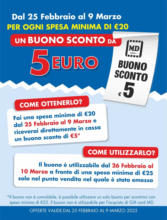 Un buono sconto da 5 euro