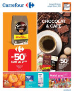 Carrefour -50% SUR LE 2ÈME - CHOCOLAT ET CAFÉ - au 10.03.2025