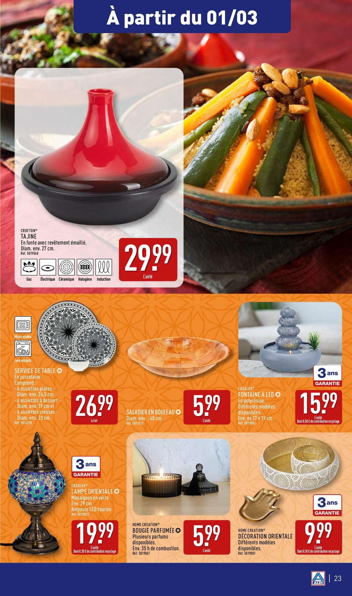 Catalogue ARRIVAGES ORIENTAUX À PRIX DISCOUNT, page 00023