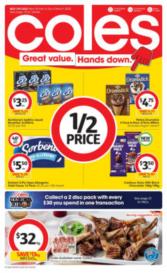 Preview of Coles - Great Value. Hands Down. - 26th February - valid from 25.02.2025