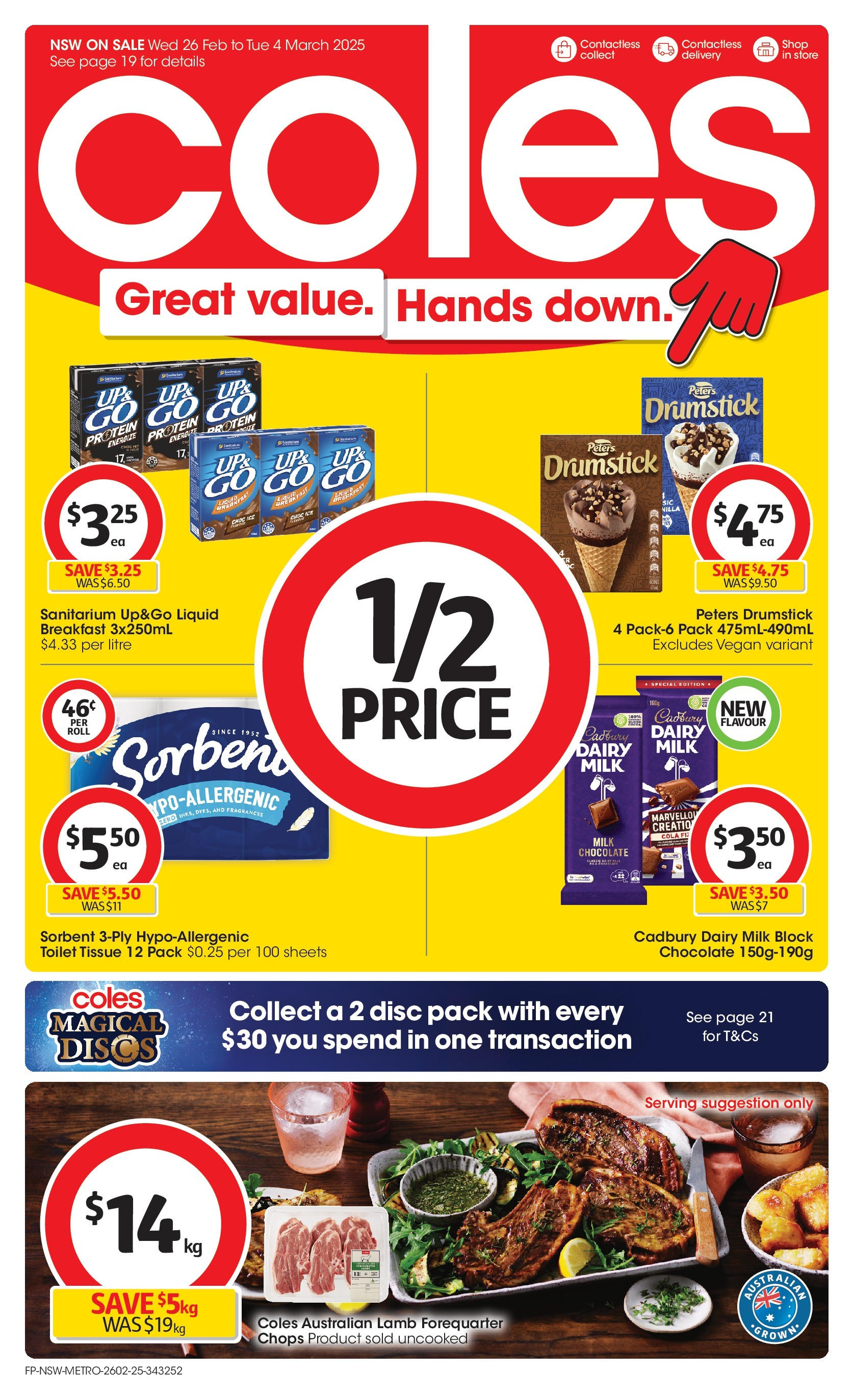 Coles catalogue valid from 25/02/2025 - page 1