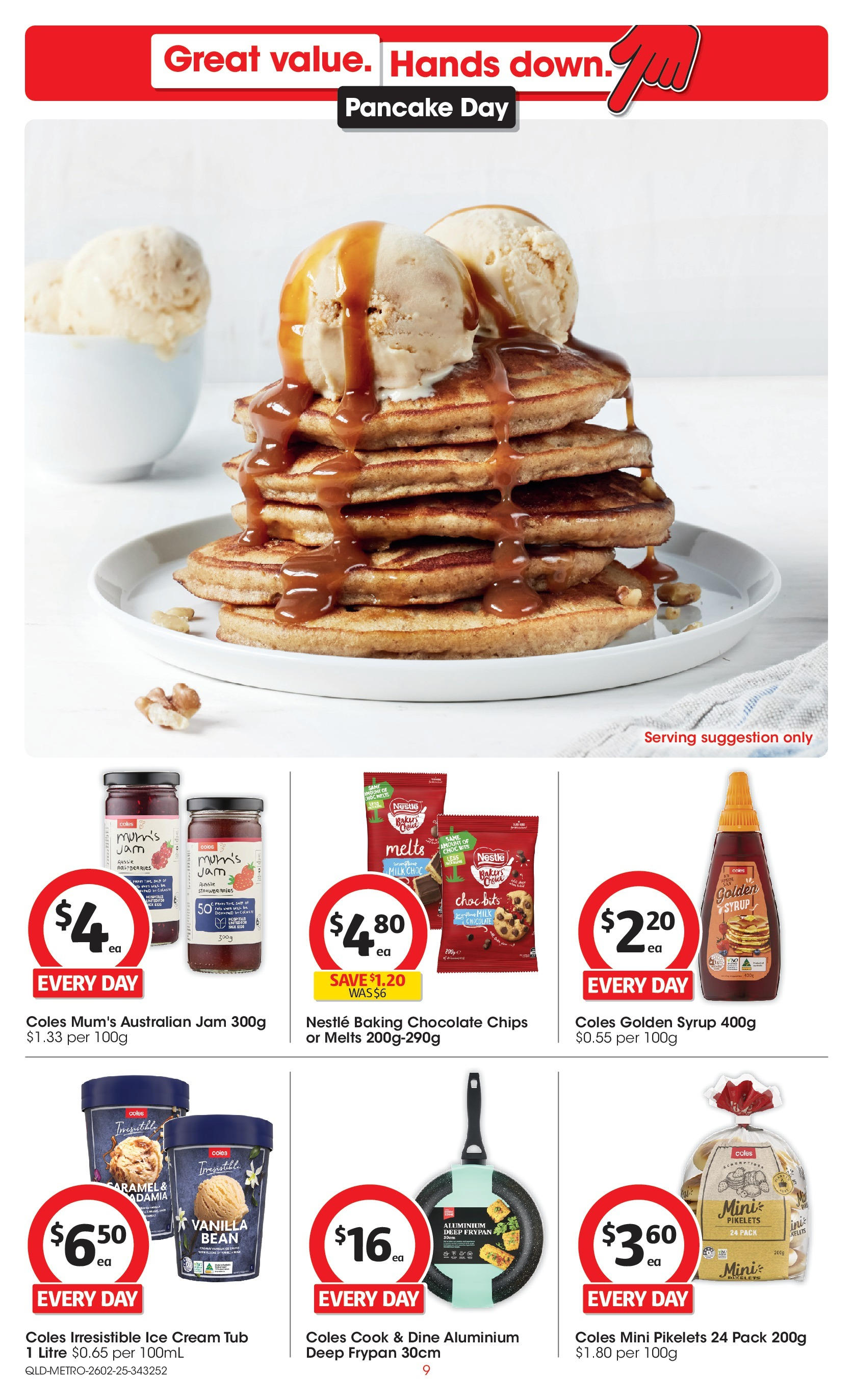 ﻿﻿Coles catalogue valid from 25/02/2025 > Online Australia | Page: 9 | Products: Milk, Strawberries, Chips, Ice cream