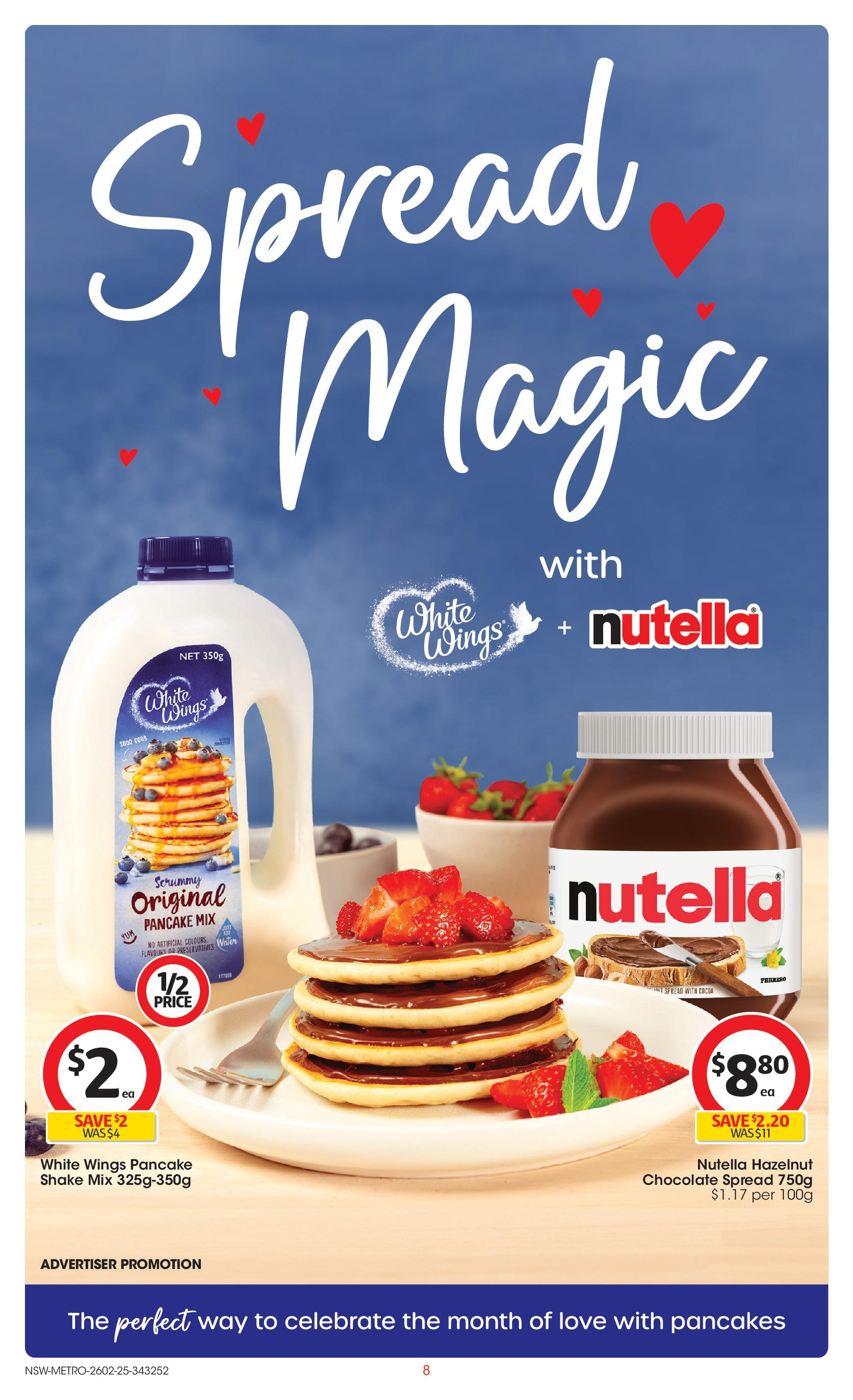 ﻿﻿Coles catalogue valid from 25/02/2025 > Online Australia | Page: 8 | Products: Cocoa, Chocolate, Nutella, Water