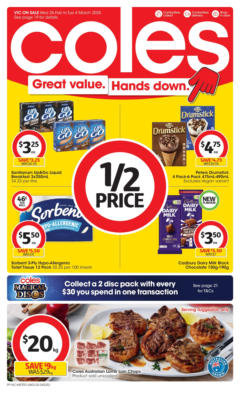 Preview of Coles - Great Value. Hands Down. - 26th February - valid from 25.02.2025