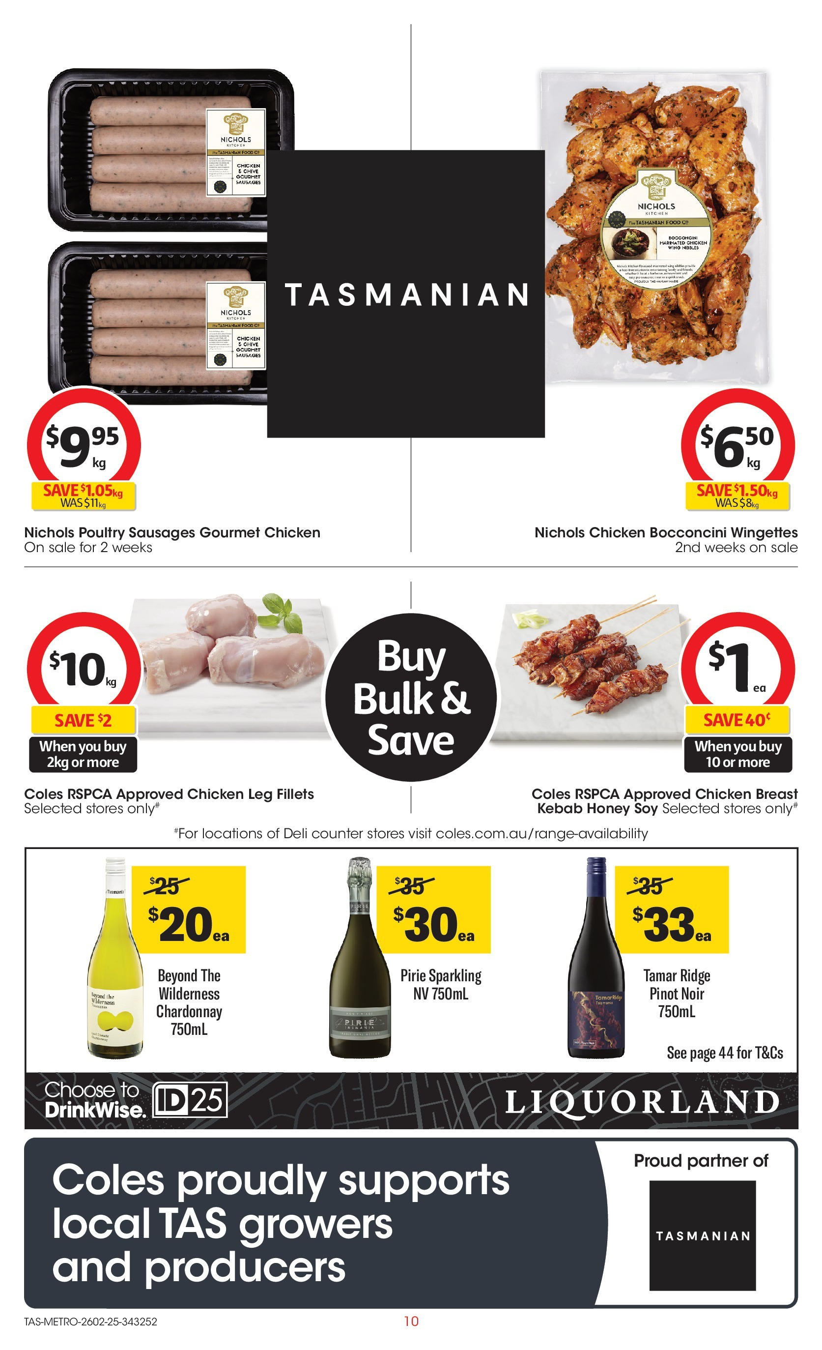 ﻿﻿Coles catalogue valid from 26/02/2025 > Online Australia | Page: 10 | Products: Honey, Chicken