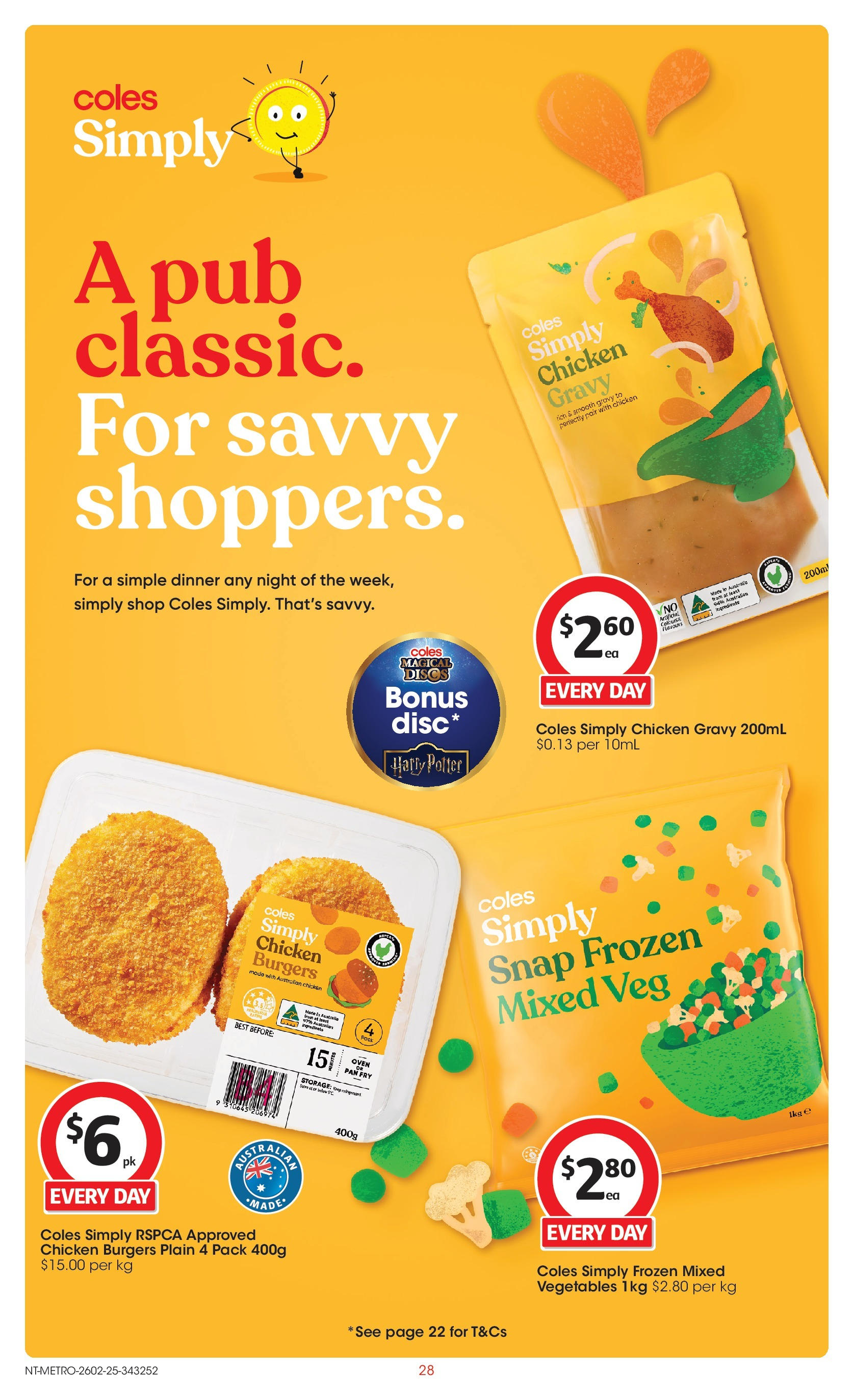 ﻿﻿Coles catalogue valid from 26/02/2025 > Online Australia | Page: 28 | Products: Chicken, Vegetables, Oven