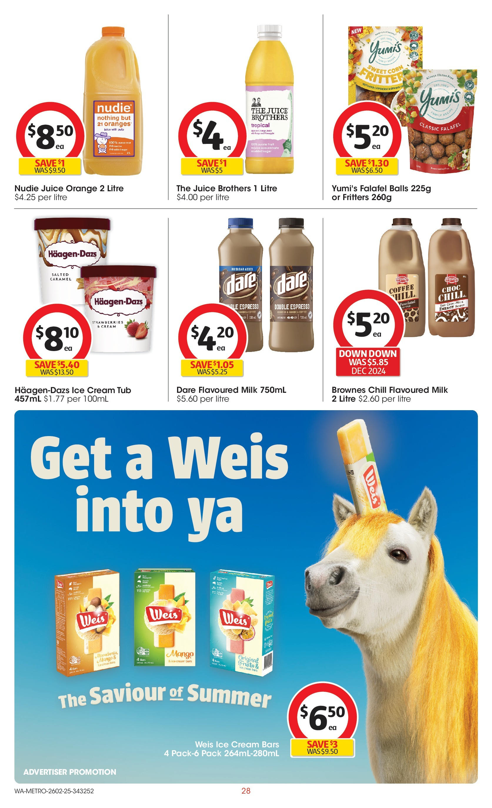 ﻿﻿Coles catalogue valid from 26/02/2025 > Online Australia | Page: 28 | Products: Capsicum, Milk, Coffee, Cream