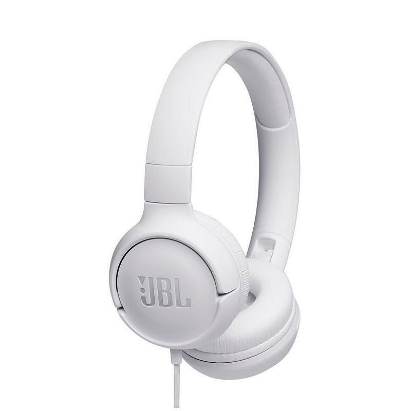 Слушалки JBL T500 WHT , ON-EAR