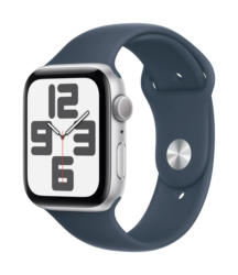 Смарт часовник Apple Watch SE2 v2 44mm Silver/Blue Band M/L mree3 , 1.78 , 32 , 44.00 , Apple S8 SiP 64-bit Dual Core