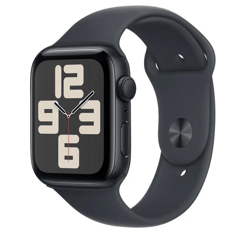 Смарт часовник Apple Watch SE2 v3 44mm Midnight/Mid Band M/L mxek3 , 1.78 , 32 , 44.00 , Apple S8 SiP 64-bit Dual Core