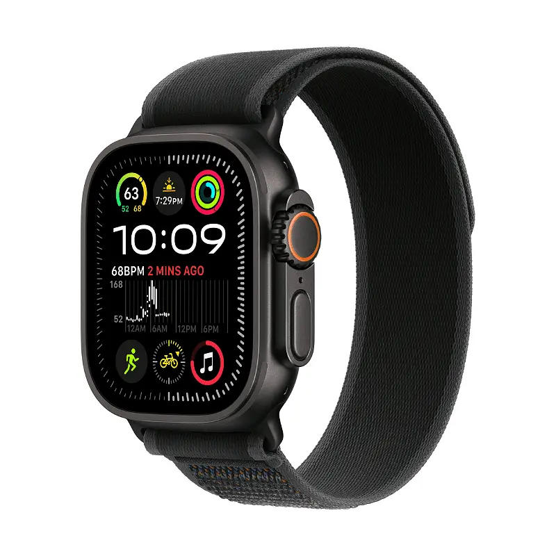 Смарт часовник Apple Watch Ultra 2 49mm Black/Black Trail M/L mx4v3 , 1.92 , 49.00 , 64 , Apple S9 SiP 64-bit Dual Core