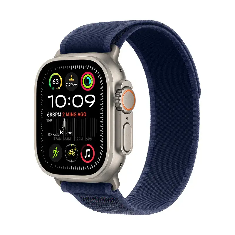 Смарт часовник Apple Watch Ultra 2 49mm Natural/Blue Trail M/L mx4l3 , 1.92 , 49.00 , 64 , Apple S9 SiP 64-bit Dual Core