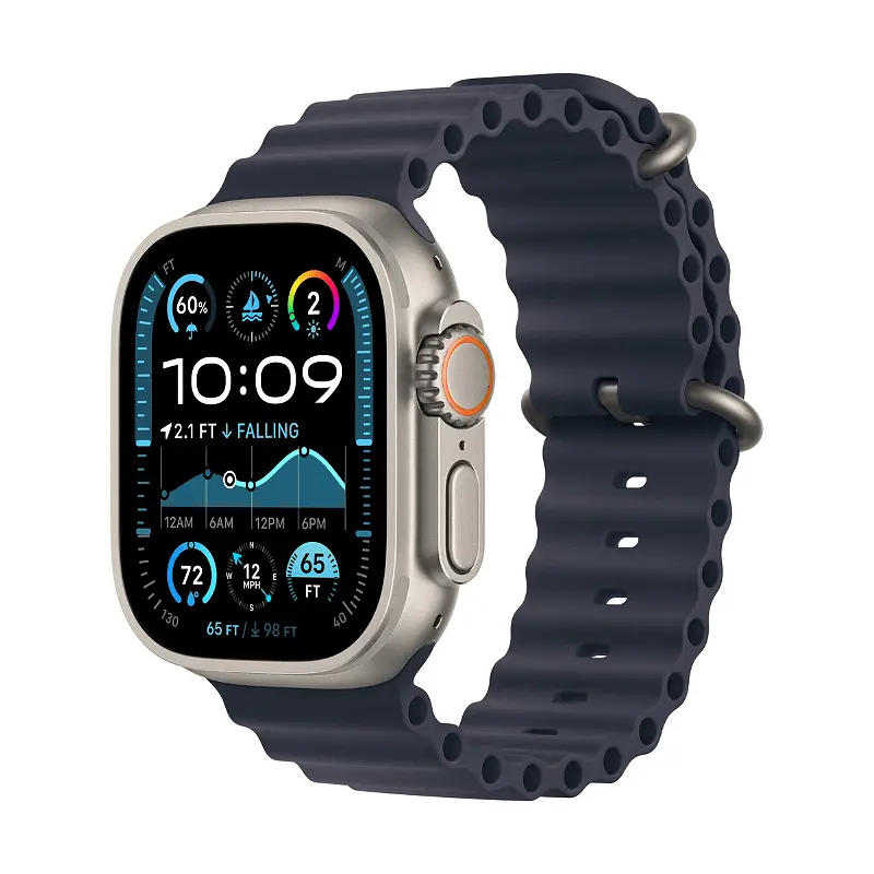 Смарт часовник Apple Watch Ultra 2 49mm Natural/Navy Ocean Band mx4d3 , 1.92 , 49.00 , 64 , Apple S9 SiP 64-bit Dual Core