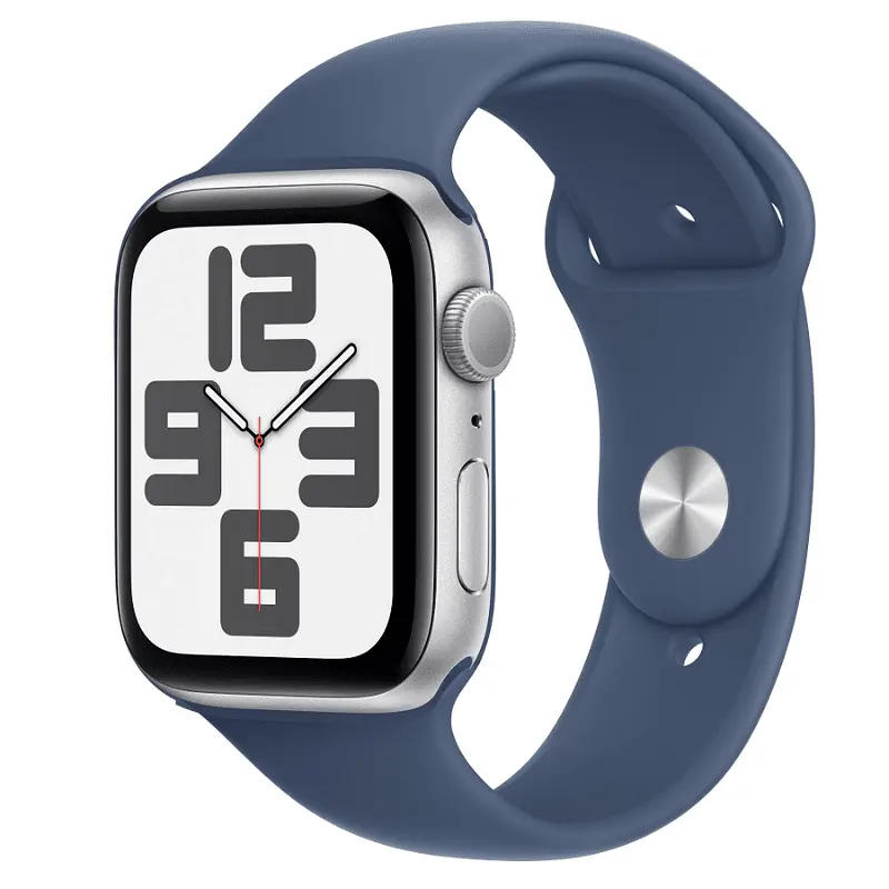 Смарт часовник Apple Watch SE2 v3 44mm Silver/Denim Band M/L mxer3 , 1.78 , 32 , 44.00 , Apple S8 SiP 64-bit Dual Core