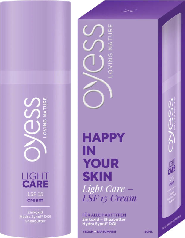 oyess Gesichtscreme loving nature light care