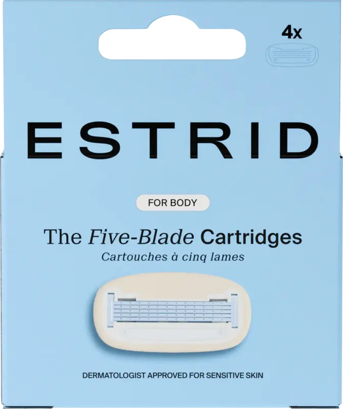 Estrid Rasierklingen mit 5-facher Klinge