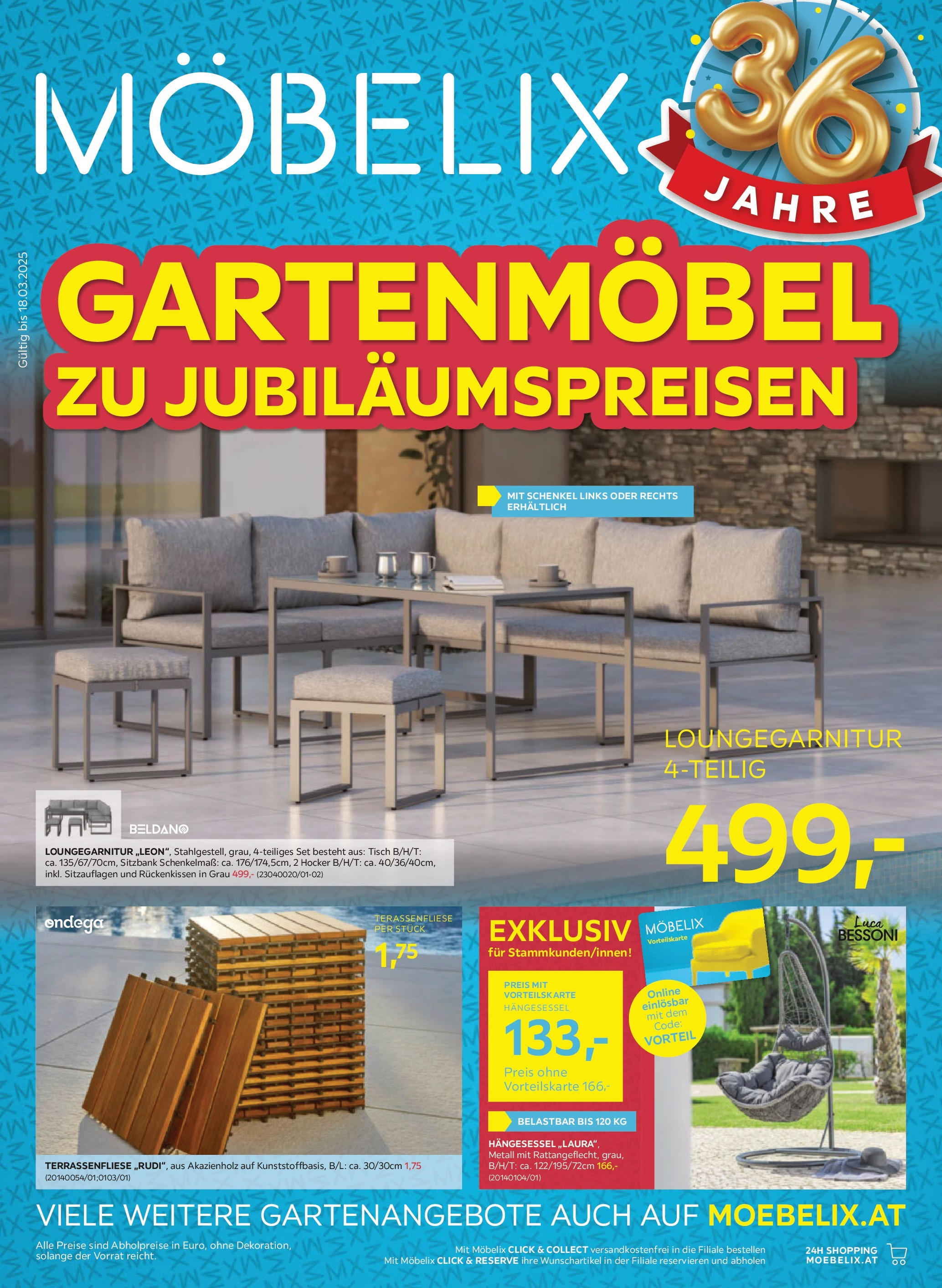 Möbelix Angebote von 11.03.2025 - Aktuelle Angebote | Seite: 9 | Produkte: Sessel, Tisch, Gartenmöbel