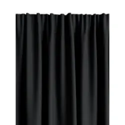 JYSK Draperie semiopacă AMUNGEN 140x300 neagră