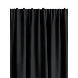 JYSK Draperie semiopacă AMUNGEN 140x300 neagră