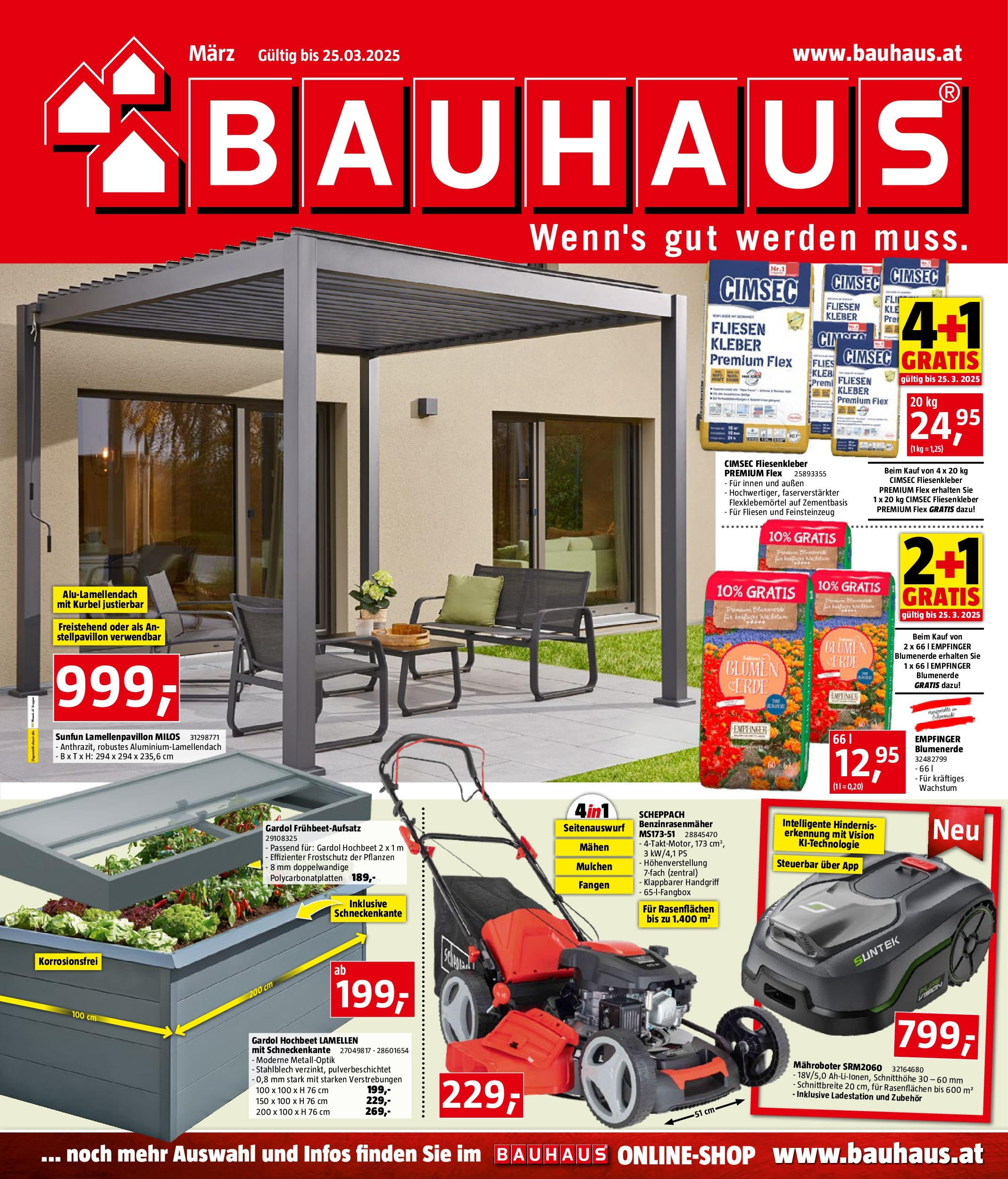 Bauhaus Prospekt aktuell von 05.03.2025 - Aktuelle Angebote | Seite: 1