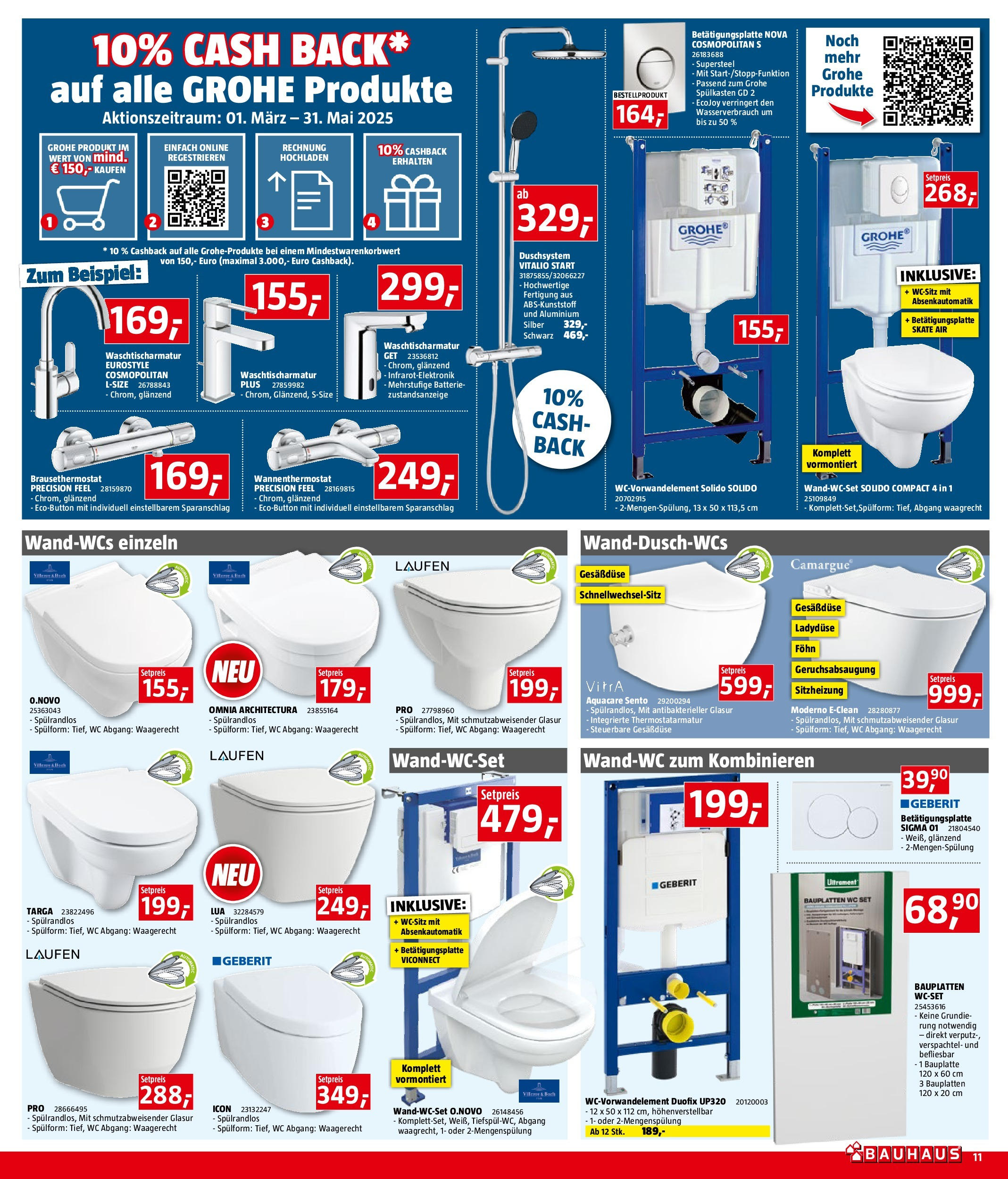 Bauhaus Prospekt aktuell von 05.03.2025 - Aktuelle Angebote | Seite: 11 | Produkte: Batterie