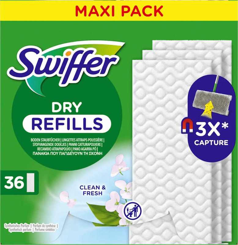 Swiffer Trockene Bodentücher