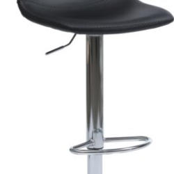 JYSK Scaun bar BROAGER negru/crom
