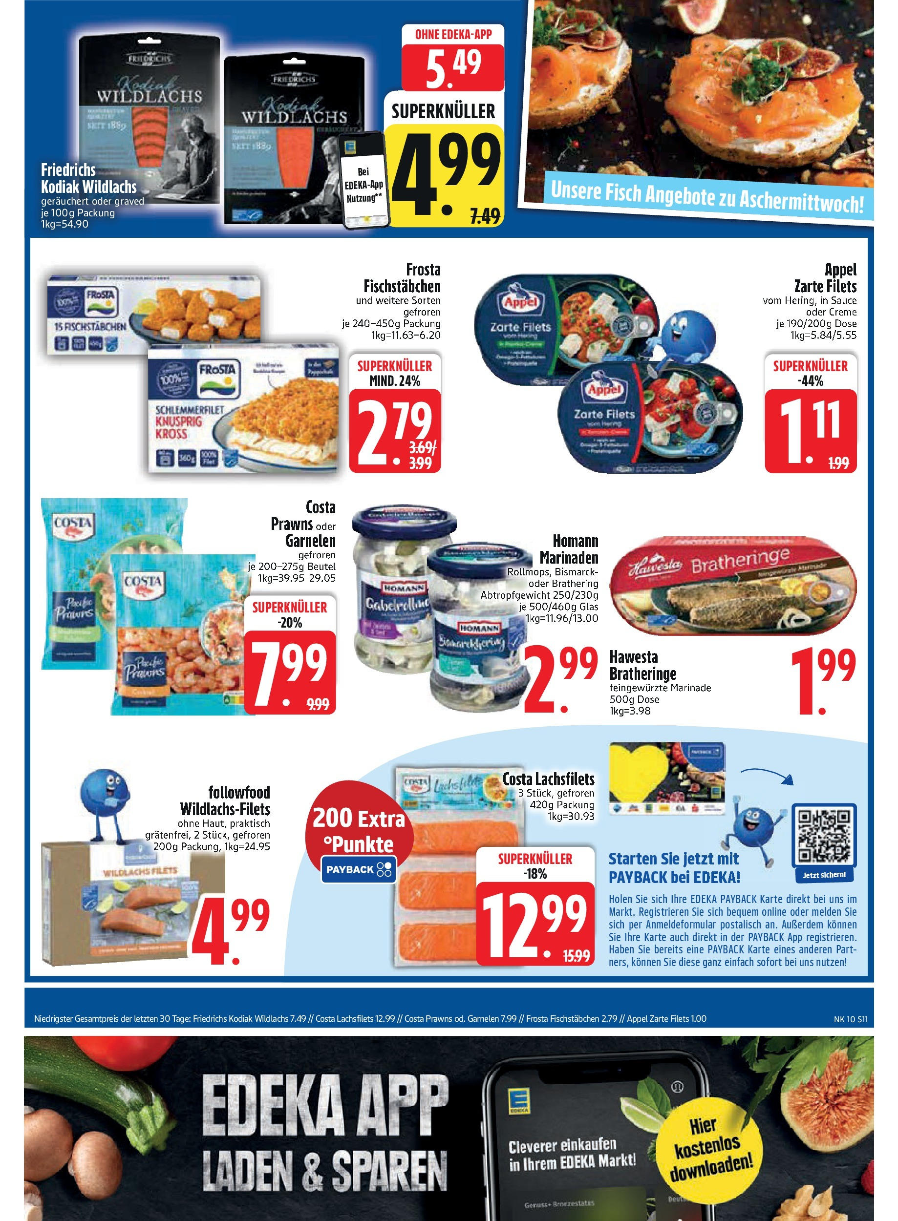 Edeka - Vilgertshofen-Issing, Hirschberg 1 (ab 03.03.2025) » Angebote Online | Seite: 11 | Produkte: Creme, Frosta, Fisch, Fischstabchen