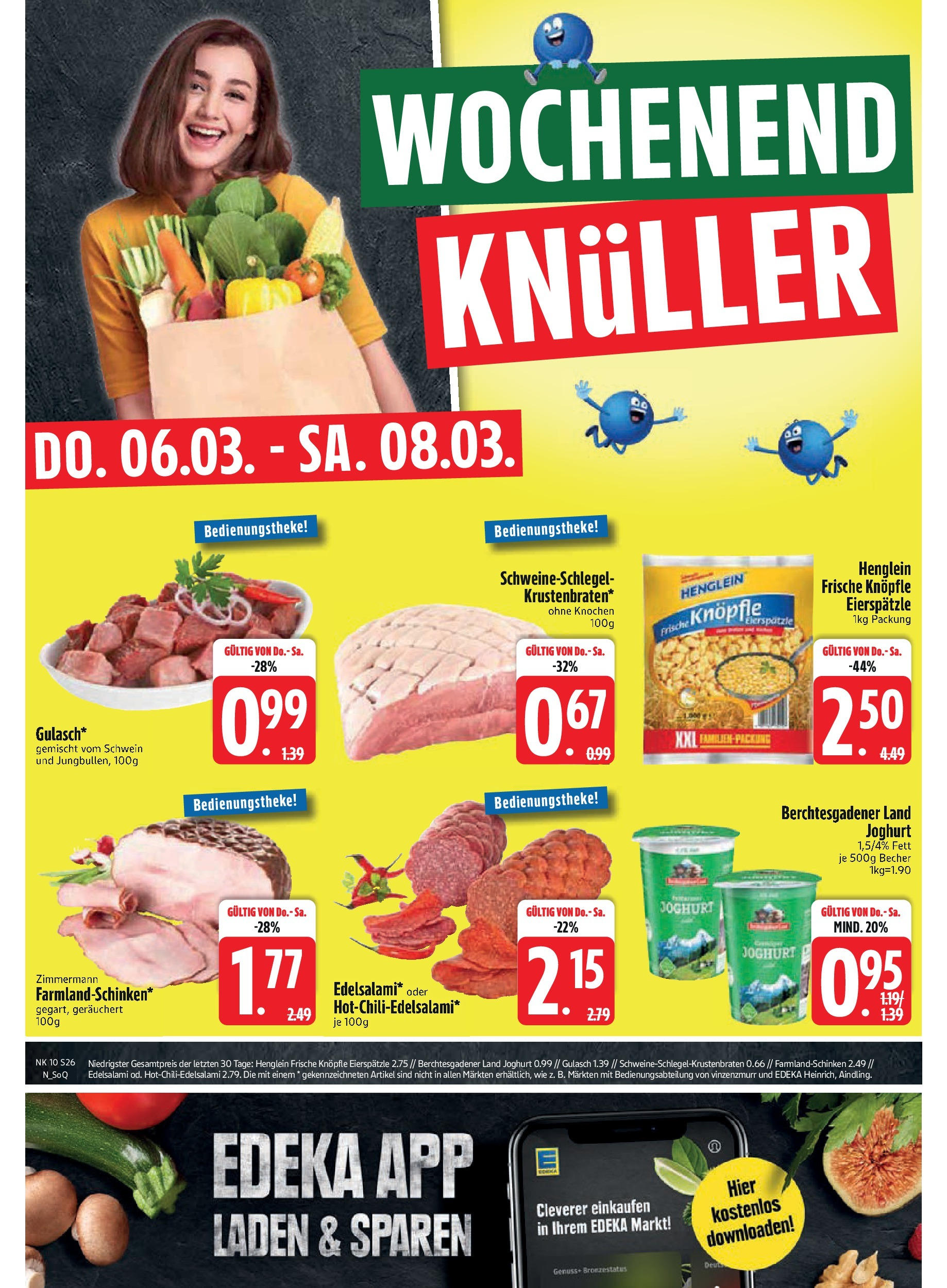 Edeka - Vilgertshofen-Issing, Hirschberg 1 (ab 03.03.2025) » Angebote Online | Seite: 26 | Produkte: Joghurt, Gulasch