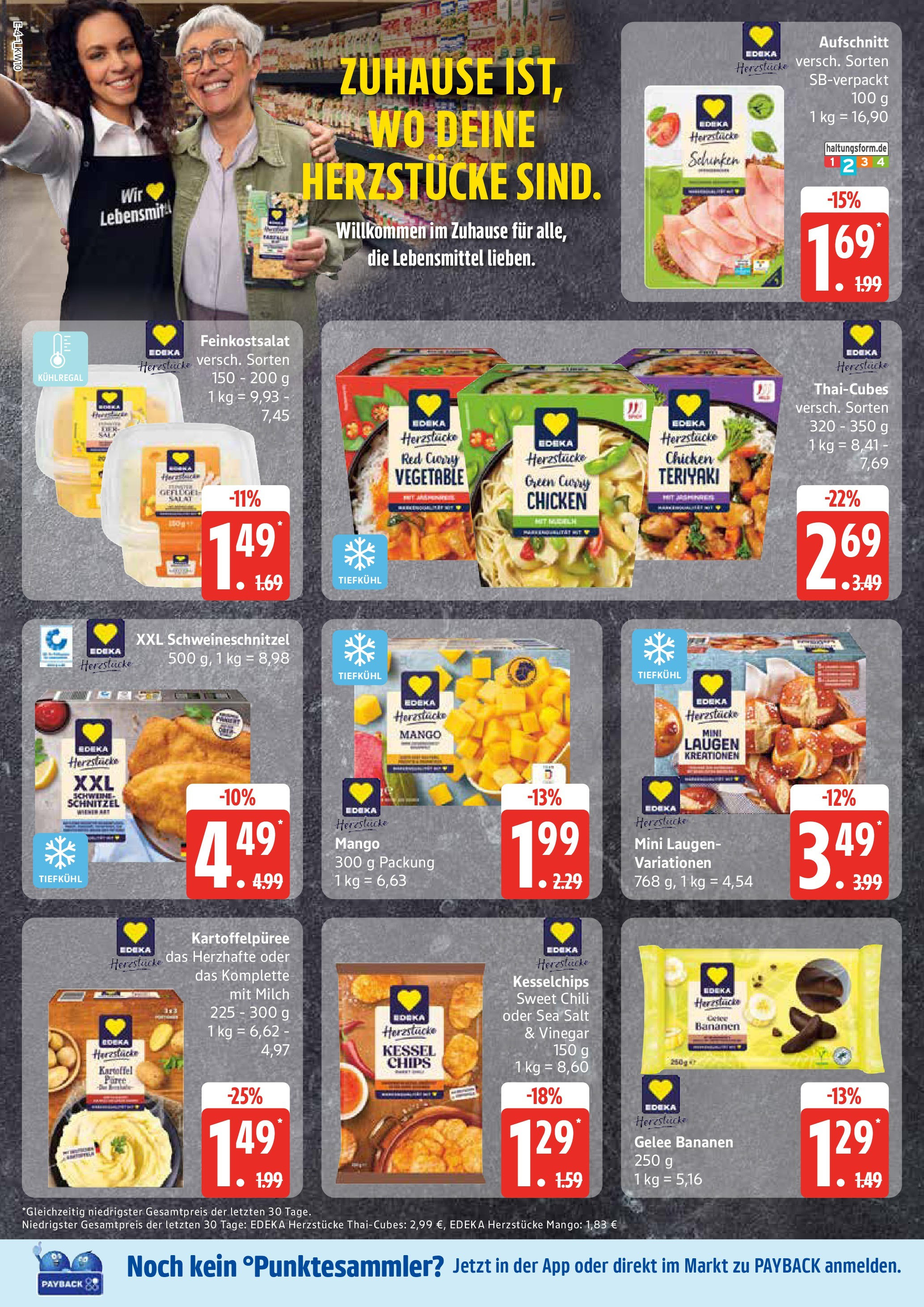 Edeka - EDEKA: Wochenangebote (ab 02.03.2025) » Angebote Online | Seite: 4 | Produkte: Schnitzel, Mango, Schinken, Chips